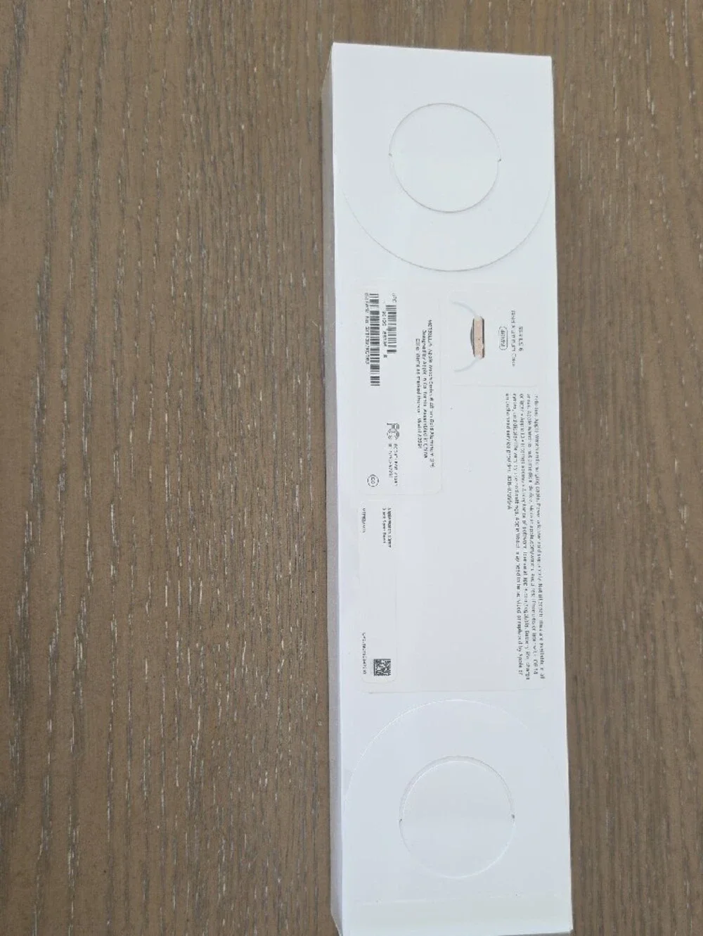 Apple Watch Series 6 Gold Aluminum Case (40mm) W/Black Band